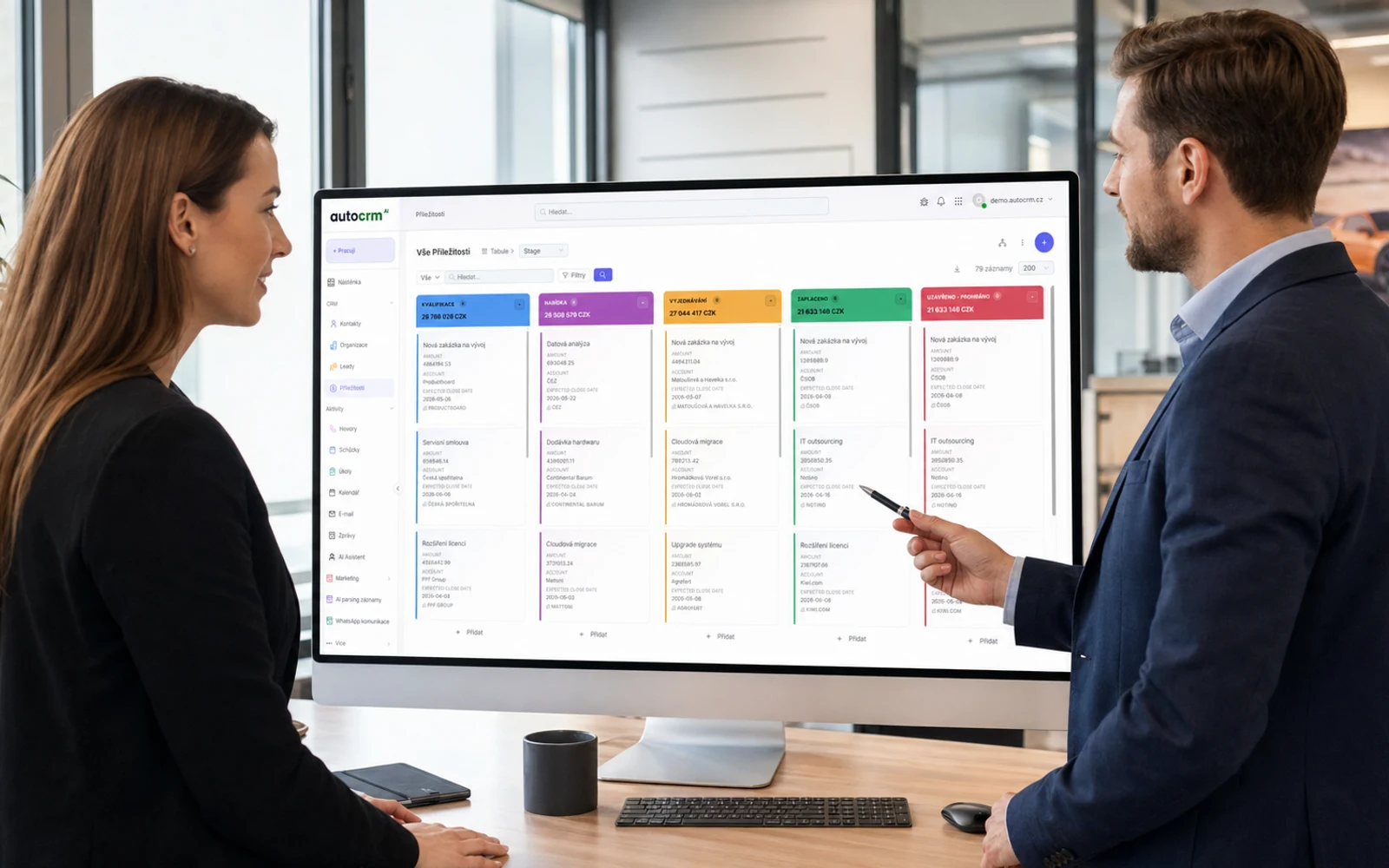 crm drag drop
